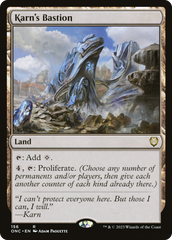Karn's Bastion [Phyrexia: All Will Be One Commander] | Exor Games Bridgewater