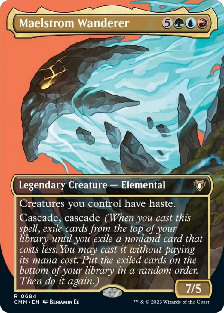 Maelstrom Wanderer (Borderless Profile) [Commander Masters] | Exor Games Bridgewater