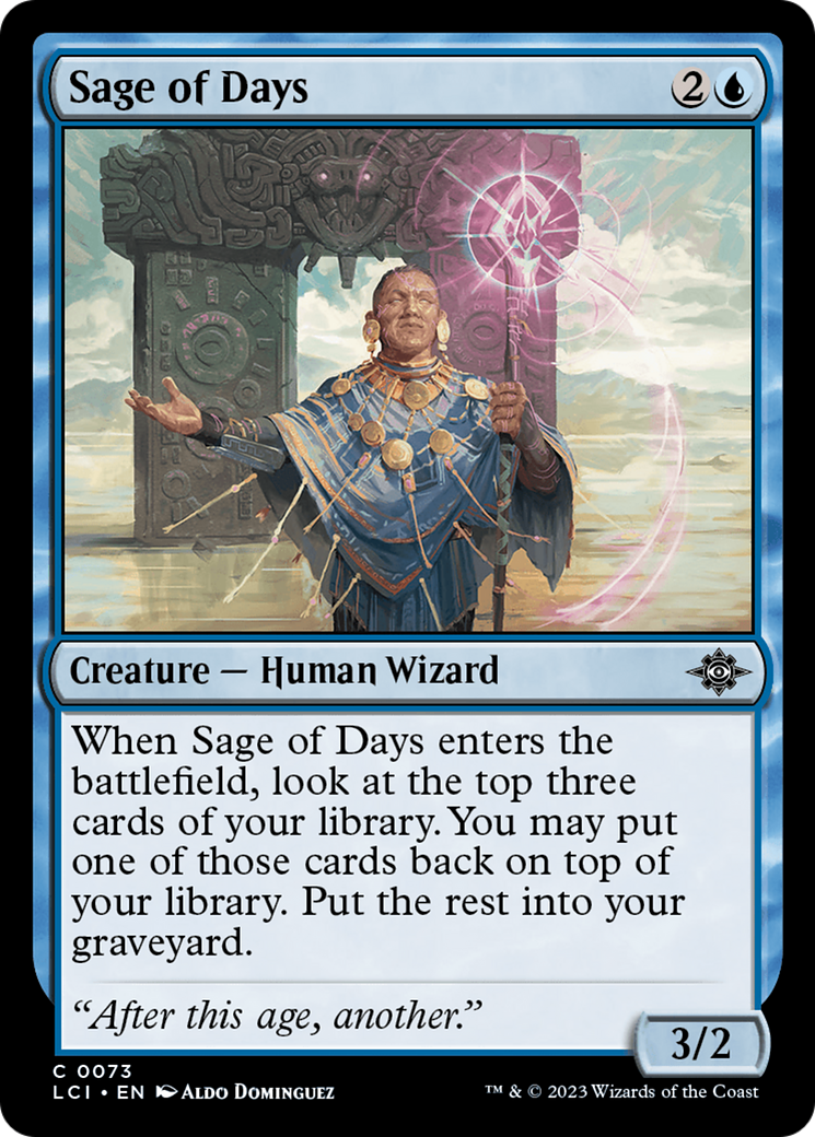 Sage of Days [The Lost Caverns of Ixalan] | Exor Games Bridgewater