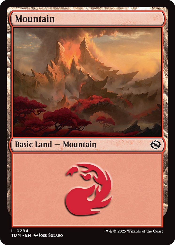 Mountain (0284) [Tarkir: Dragonstorm] | Exor Games Bridgewater
