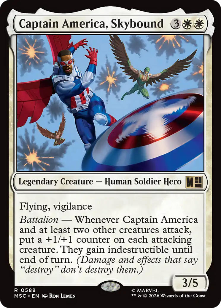 Captain America, Skybound [Marvel Super Heroes Commander] | Exor Games Bridgewater