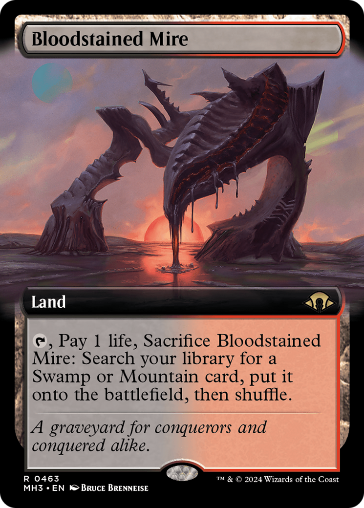 Bloodstained Mire (Extended Art) [Modern Horizons 3] | Exor Games Bridgewater