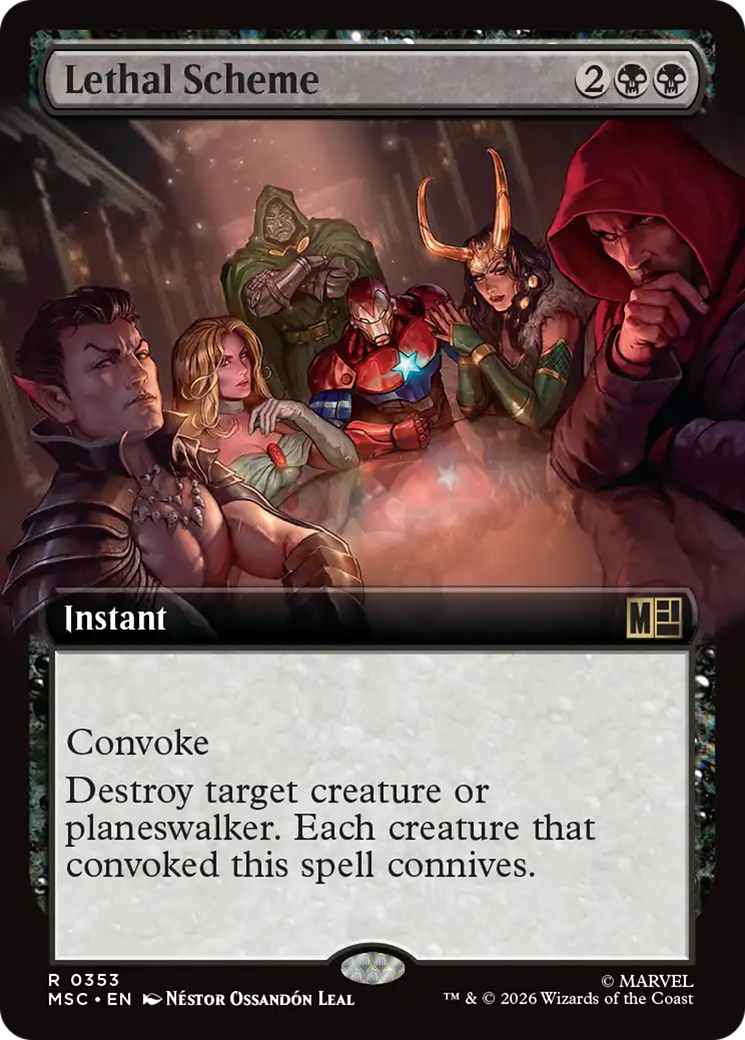 Lethal Scheme (Extended Art) [Marvel Super Heroes Commander] | Exor Games Bridgewater