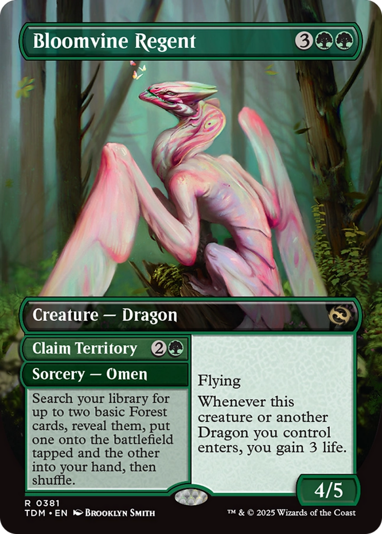 Bloomvine Regent (Borderless) [Tarkir: Dragonstorm] | Exor Games Bridgewater