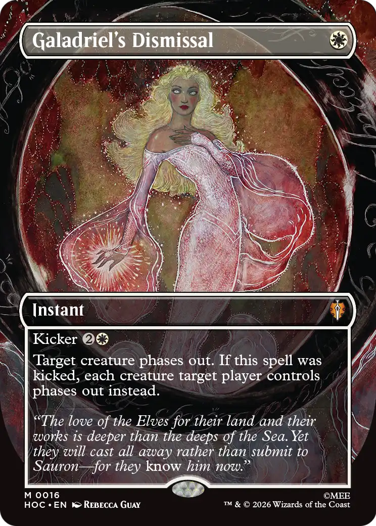 Galadriel's Dismissal (Borderless) [The Hobbit: Eternal-Legal] | Exor Games Bridgewater