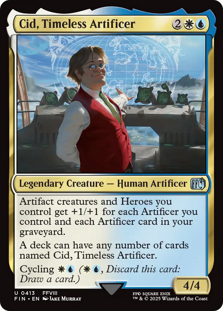 Cid, Timeless Artificer (0413) [FINAL FANTASY] | Exor Games Bridgewater