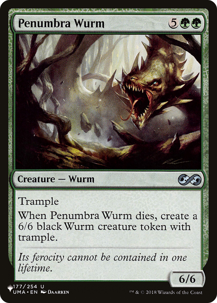 Penumbra Wurm [The List Reprints] | Exor Games Bridgewater