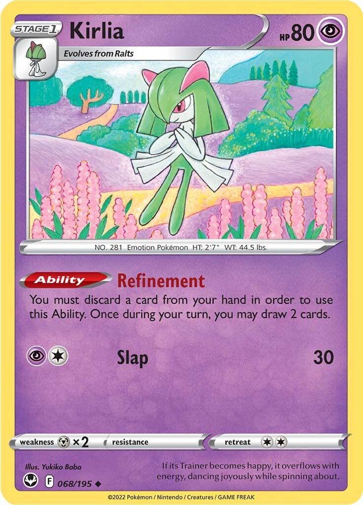 Kirlia (068/195) [Sword & Shield: Silver Tempest] | Exor Games Bridgewater