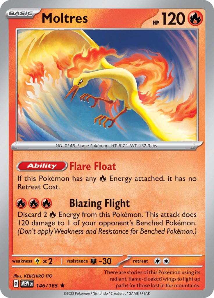 Moltres (146/165) [Scarlet & Violet: 151] | Exor Games Bridgewater