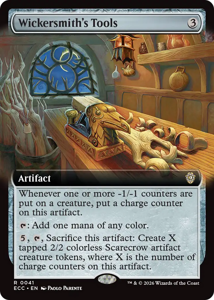 Wickersmith's Tools (Extended Art) [Lorwyn Eclipsed Commander] | Exor Games Bridgewater