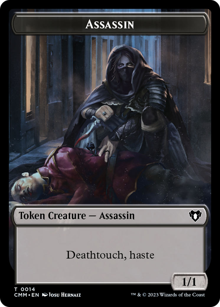 Assassin Token [Commander Masters Tokens] | Exor Games Bridgewater