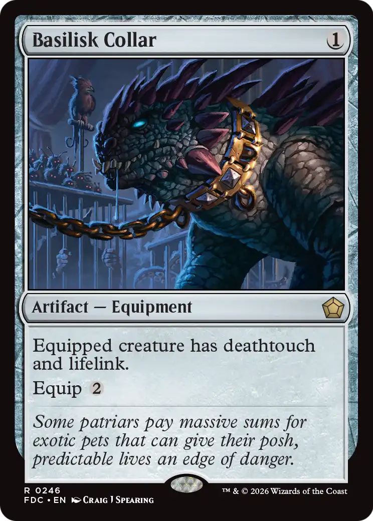 Basilisk Collar [Foundations Commander] | Exor Games Bridgewater