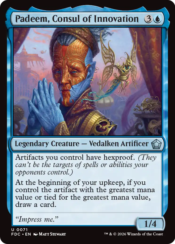 Padeem, Consul of Innovation [Foundations Commander] | Exor Games Bridgewater