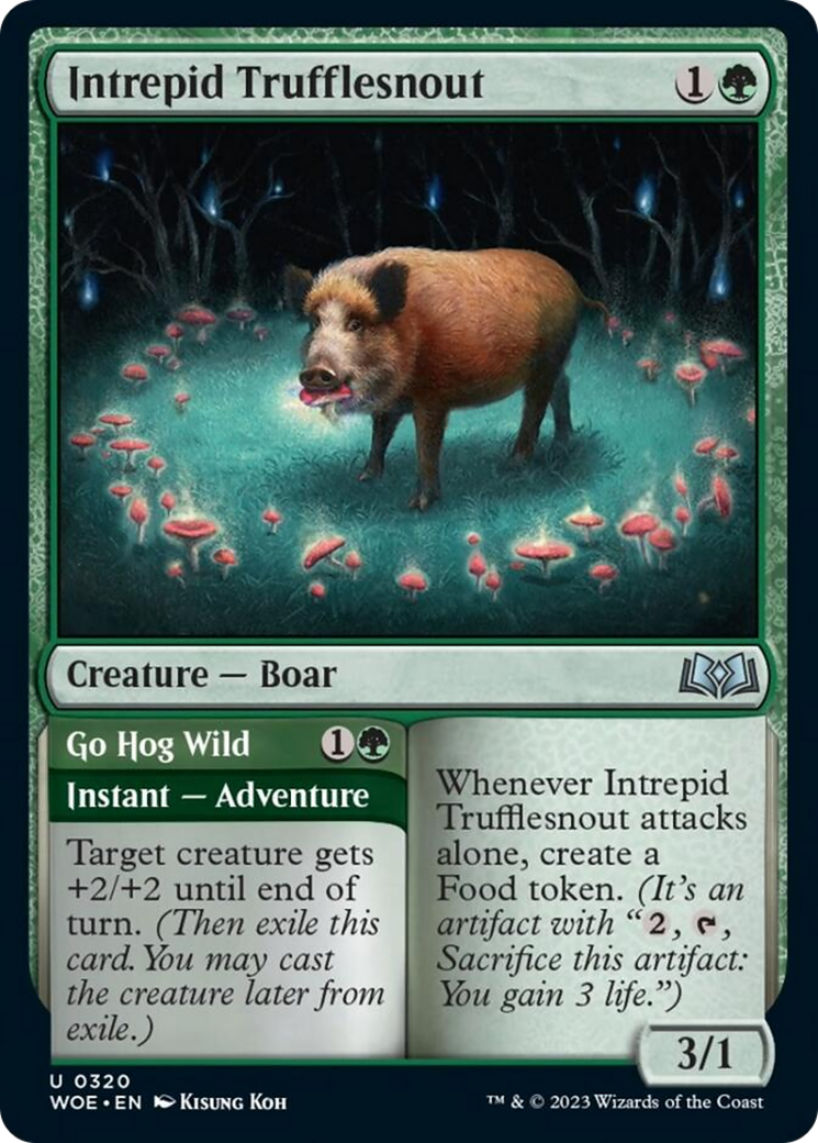 Intrepid Trufflesnout // Go Hog Wild [Wilds of Eldraine] | Exor Games Bridgewater