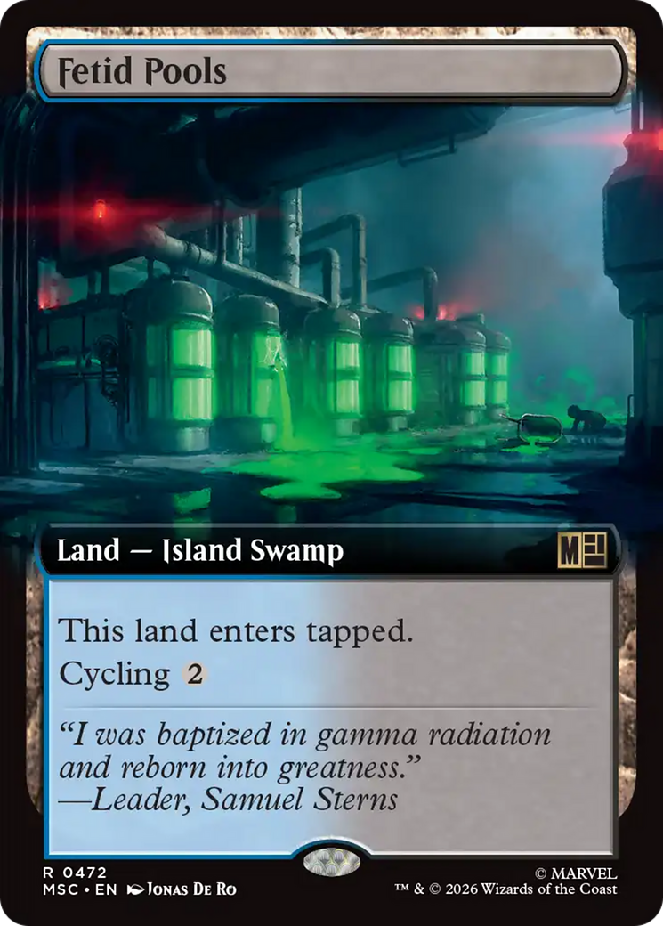 Fetid Pools (Extended Art) [Marvel Super Heroes Commander] | Exor Games Bridgewater
