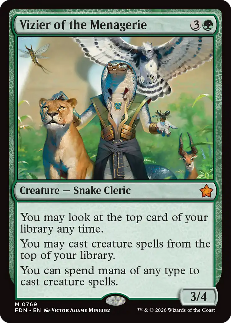 Vizier of the Menagerie (0769) [Foundations] | Exor Games Bridgewater