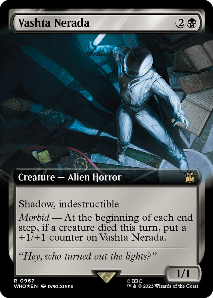 Vashta Nerada (Extended Art) (Surge Foil) [Doctor Who] | Exor Games Bridgewater