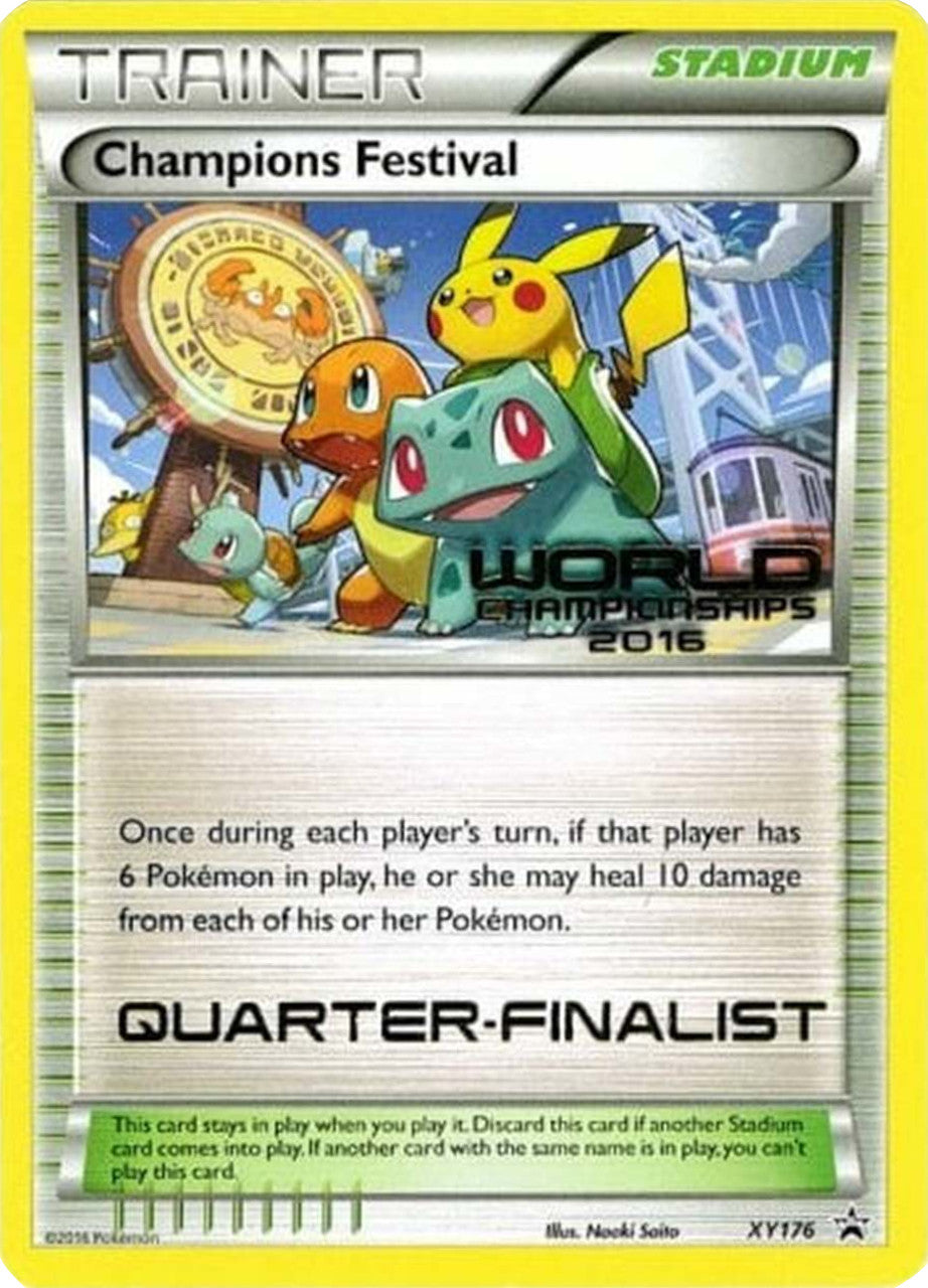 Champions Festival (XY176) (2016 Quarter Finalist) [XY: Black Star Promos] | Exor Games Bridgewater