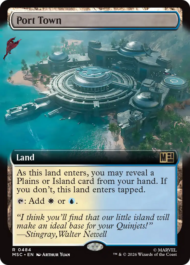 Port Town (Extended Art) [Marvel Super Heroes Commander] | Exor Games Bridgewater