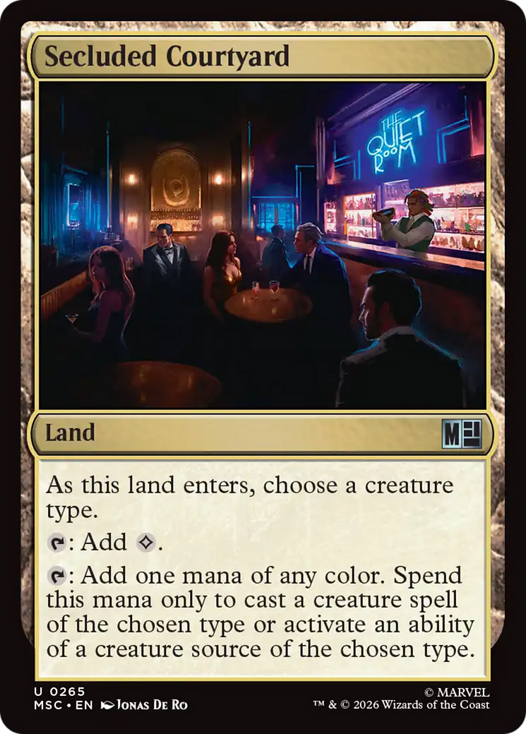 Secluded Courtyard [Marvel Super Heroes Commander] | Exor Games Bridgewater