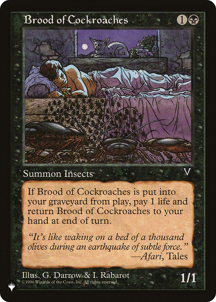 Brood of Cockroaches [The List Reprints] | Exor Games Bridgewater