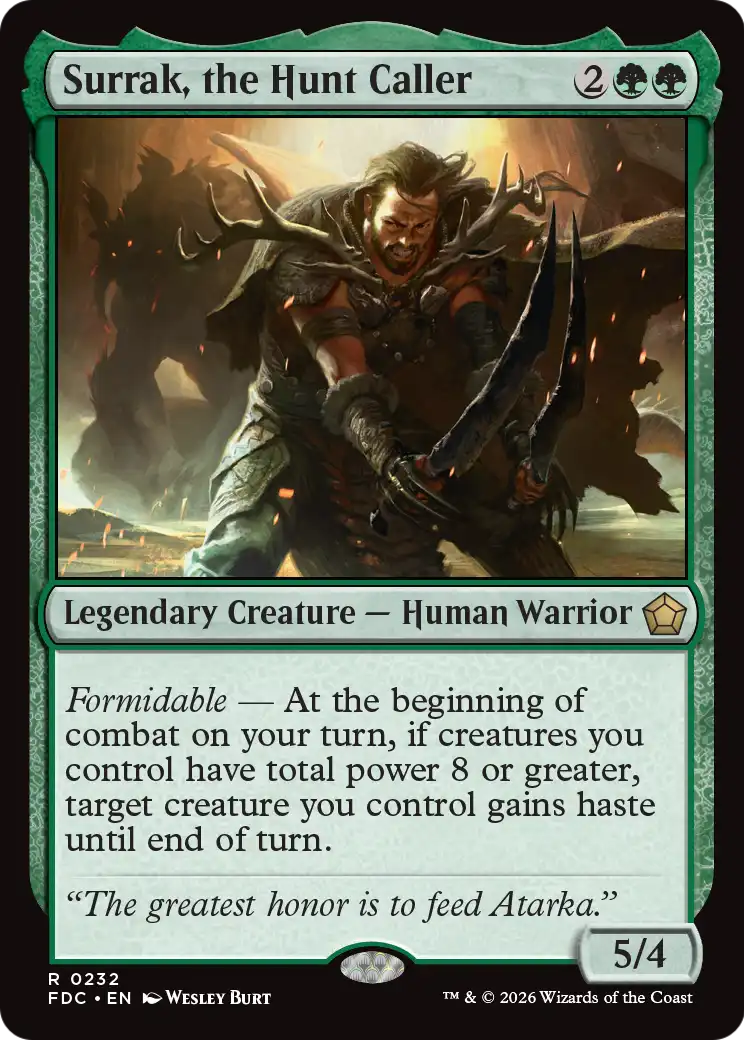 Surrak, the Hunt Caller [Foundations Commander] | Exor Games Bridgewater