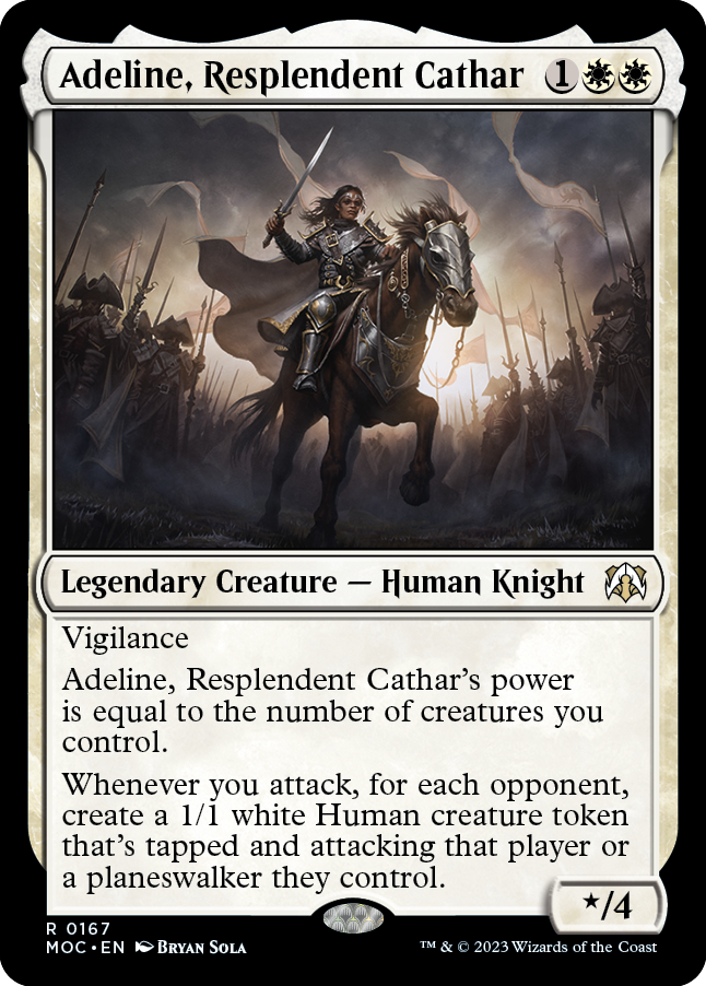 Adeline, Resplendent Cathar [March of the Machine Commander] | Exor Games Bridgewater