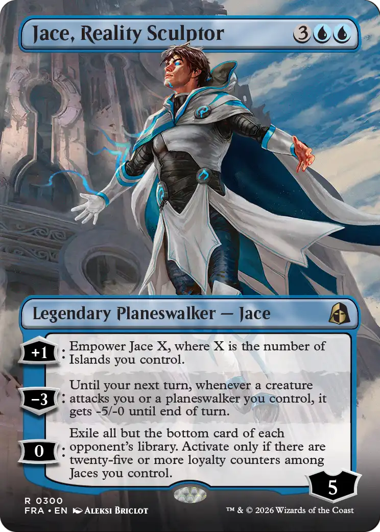 Jace, Reality Sculptor (Borderless) [Reality Fracture] | Exor Games Bridgewater