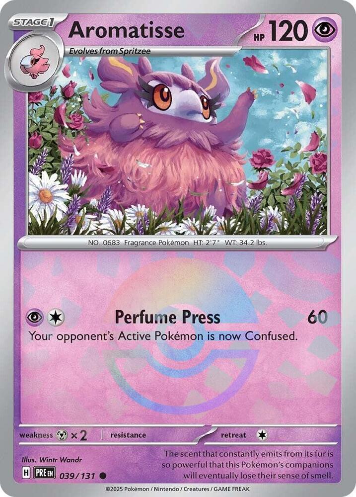 Aromatisse (039/131) (Poke Ball Pattern) [Scarlet & Violet: Prismatic Evolutions] | Exor Games Bridgewater