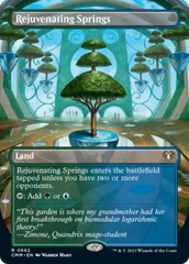 Rejuvenating Springs (Borderless Alternate Art) [Commander Masters] | Exor Games Bridgewater