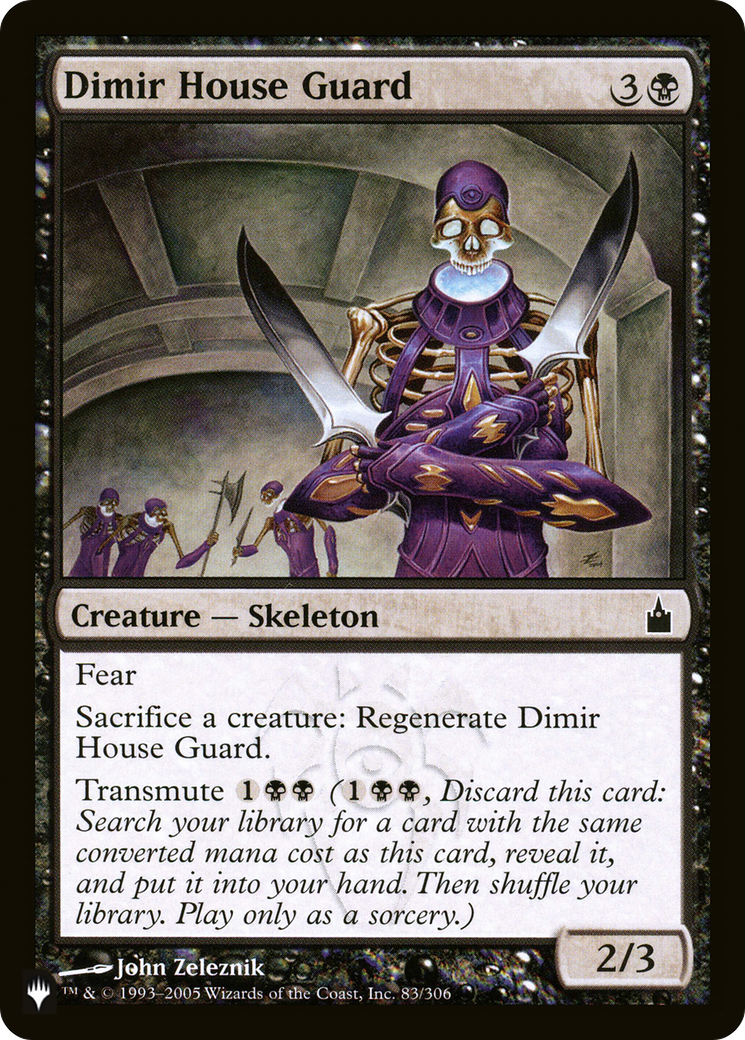 Dimir House Guard [The List Reprints] | Exor Games Bridgewater