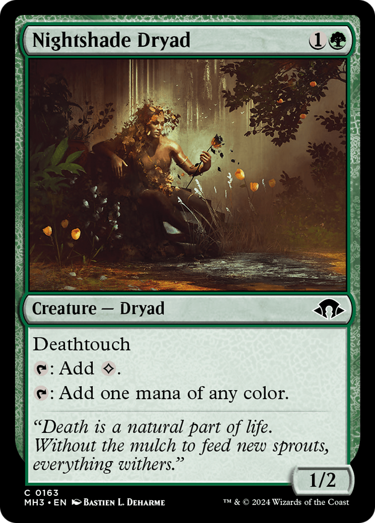 Nightshade Dryad [Modern Horizons 3] | Exor Games Bridgewater