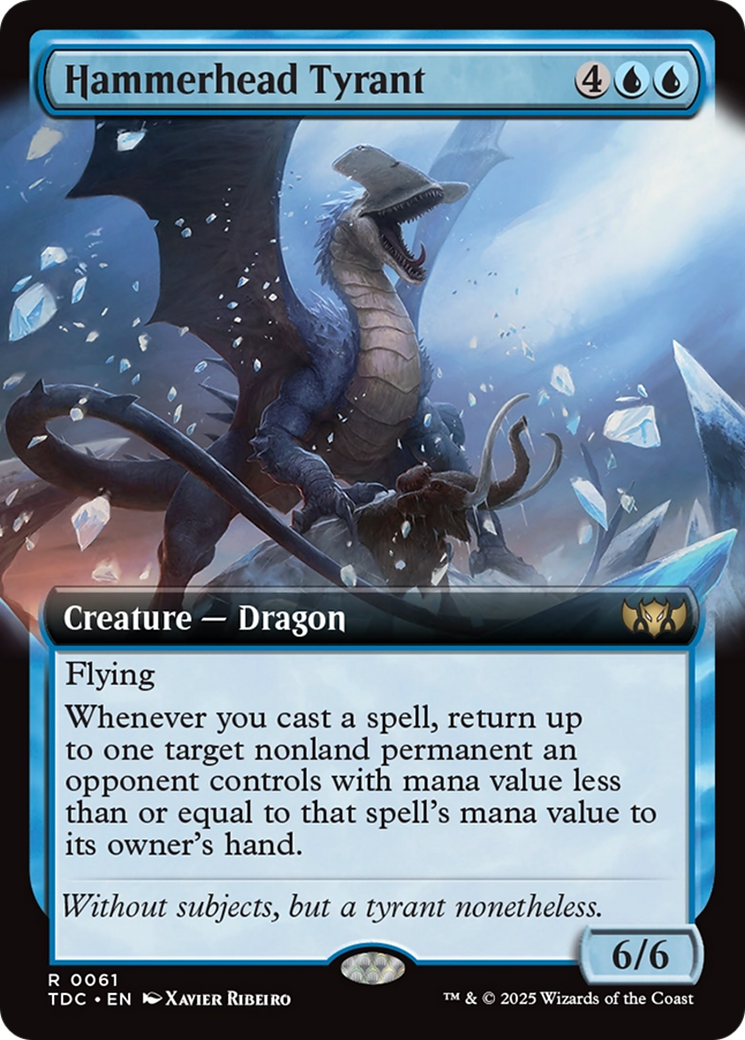 Hammerhead Tyrant (Extended Art) [Tarkir: Dragonstorm Commander] | Exor Games Bridgewater