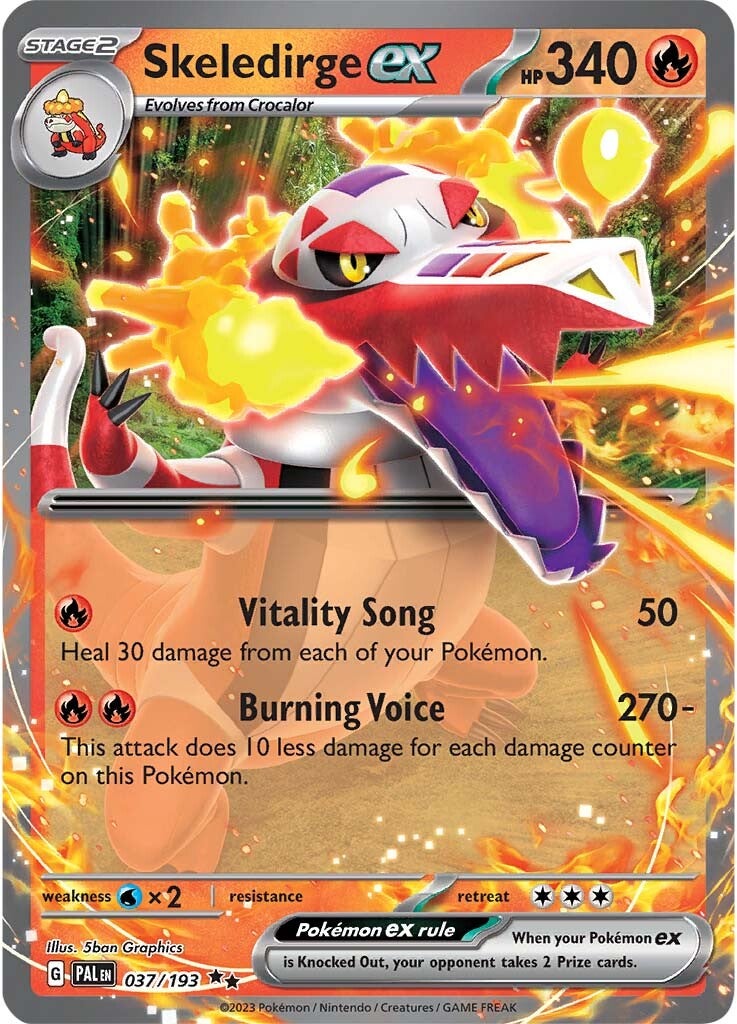 Skeledirge ex (037/193) [Scarlet & Violet: Paldea Evolved] | Exor Games Bridgewater