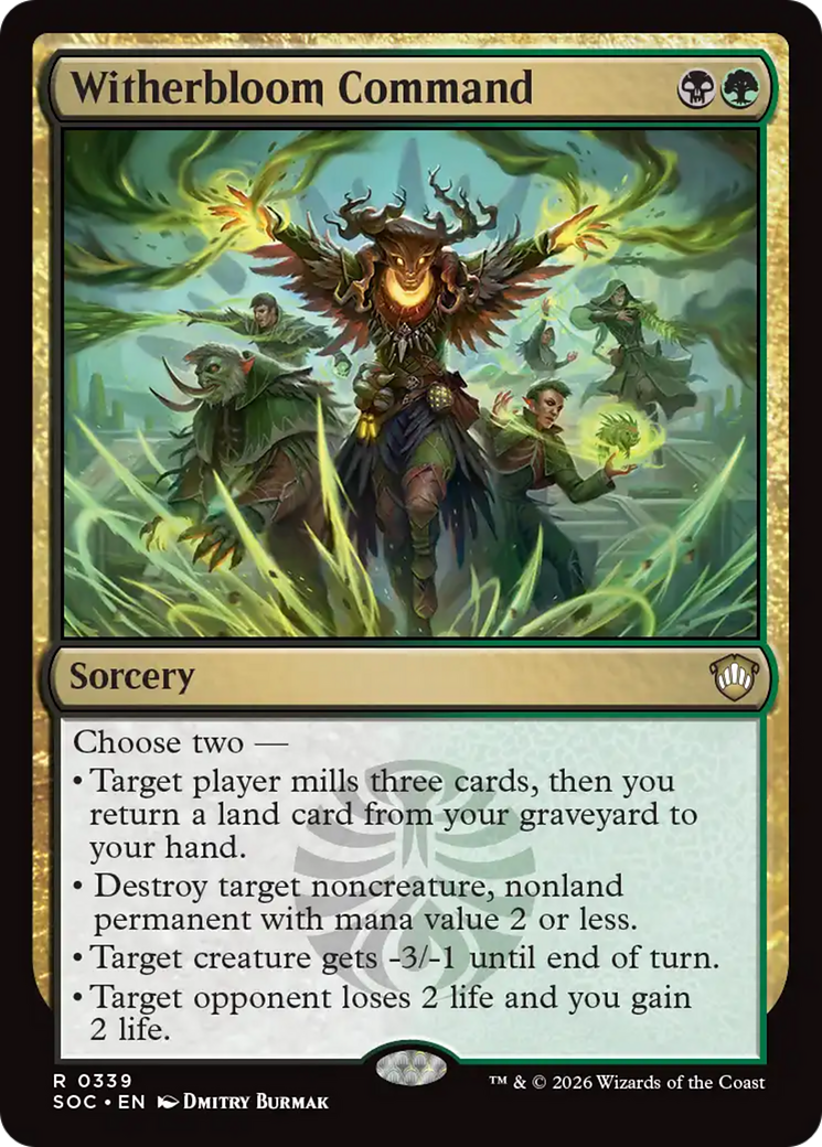 Witherbloom Command [Secrets of Strixhaven Commander] | Exor Games Bridgewater