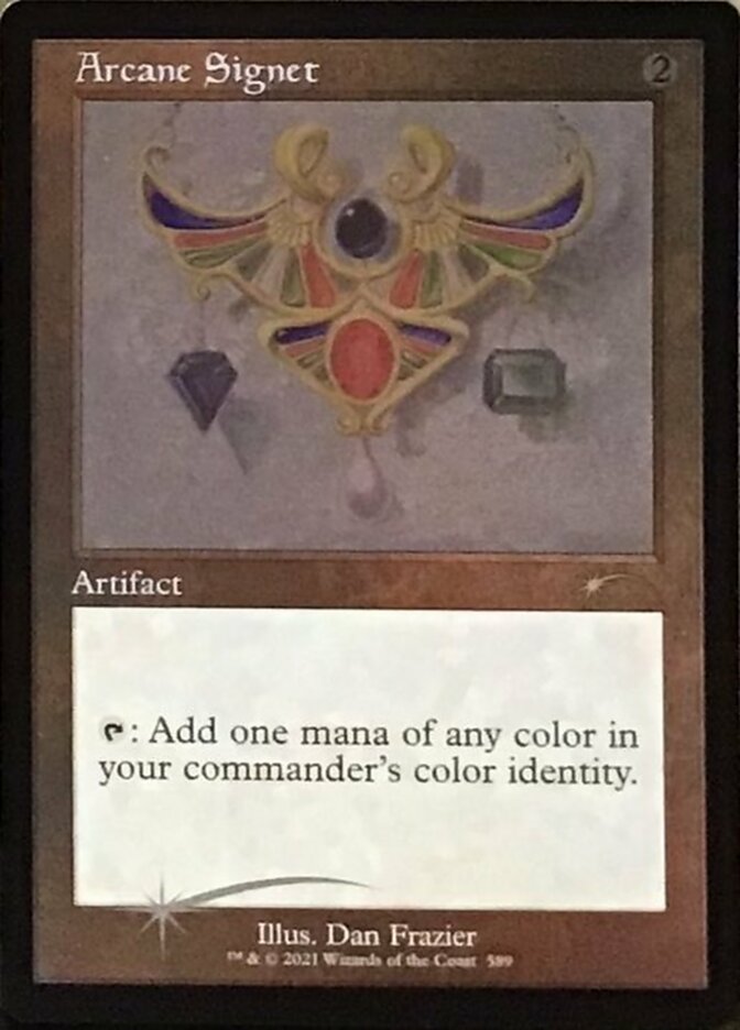 Arcane Signet (Retro) (Foil Etched) [Secret Lair Drop Promos] | Exor Games Bridgewater