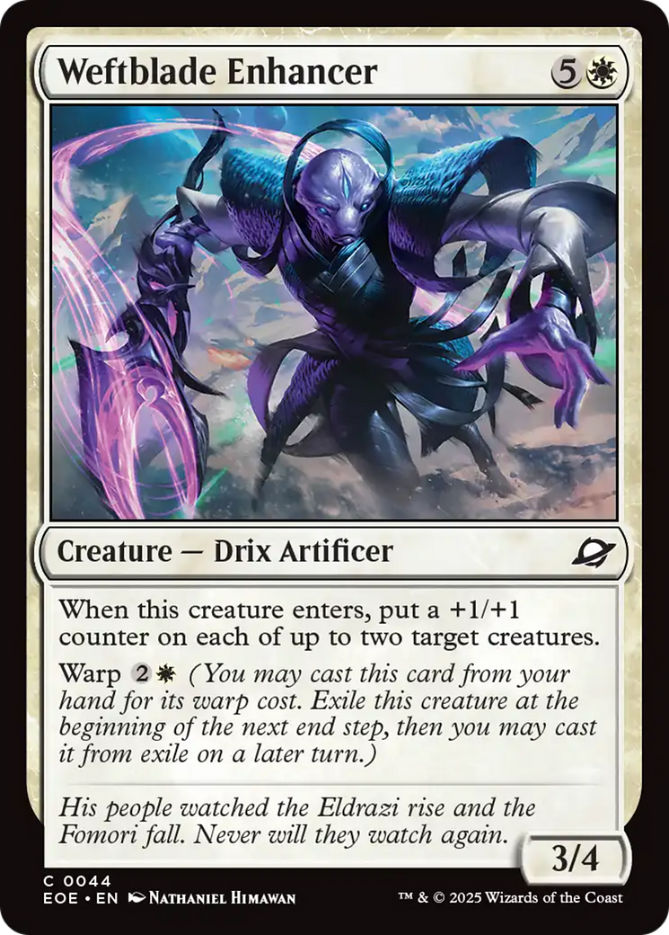 Weftblade Enhancer [Edge of Eternities] | Exor Games Bridgewater