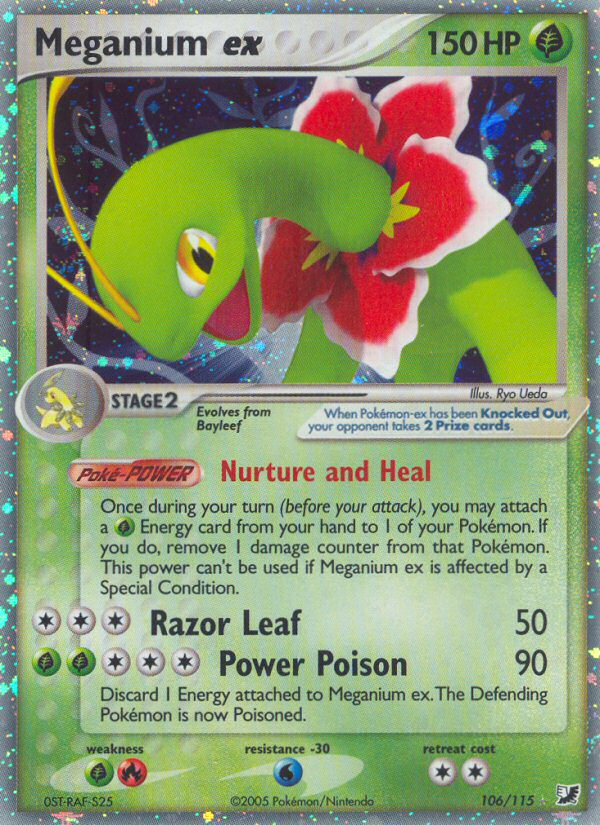 Meganium ex (106/115) [EX: Unseen Forces] | Exor Games Bridgewater