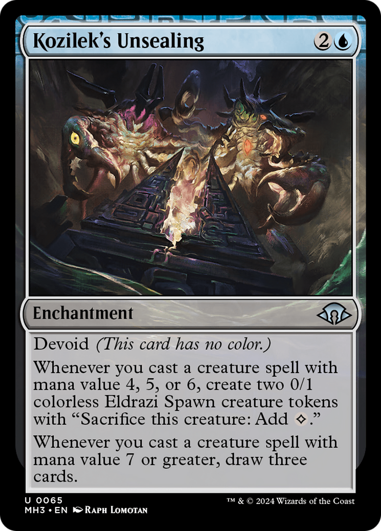 Kozilek's Unsealing [Modern Horizons 3] | Exor Games Bridgewater