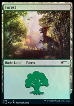 Forest (Dinosaurs) (575) [Secret Lair Drop Promos] | Exor Games Bridgewater