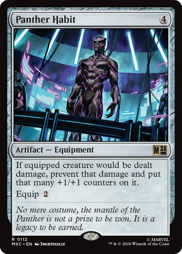Panther Habit (Surge Foil) [Marvel Super Heroes Commander] | Exor Games Bridgewater