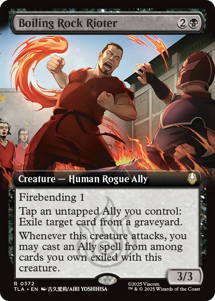 Boiling Rock Rioter (Extended Art) [Avatar: The Last Airbender] | Exor Games Bridgewater