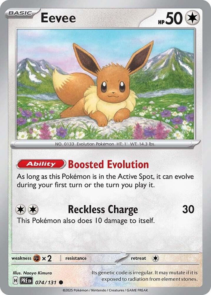 Eevee (074/131) [Scarlet & Violet: Prismatic Evolutions] | Exor Games Bridgewater