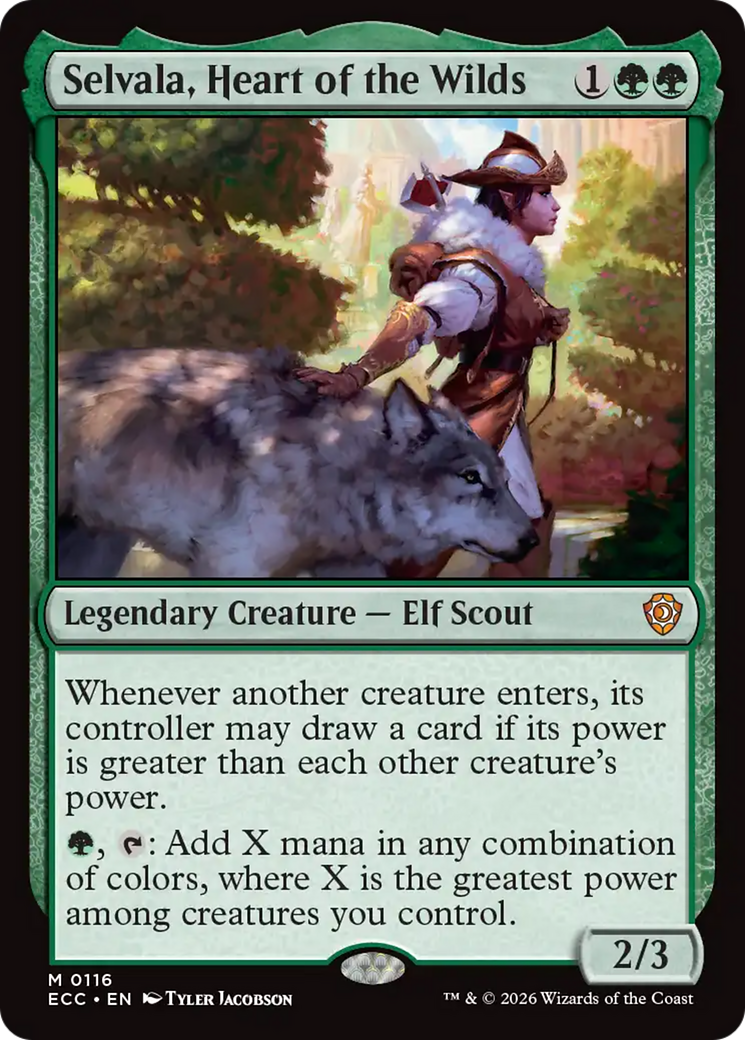 Selvala, Heart of the Wilds [Lorwyn Eclipsed Commander] | Exor Games Bridgewater
