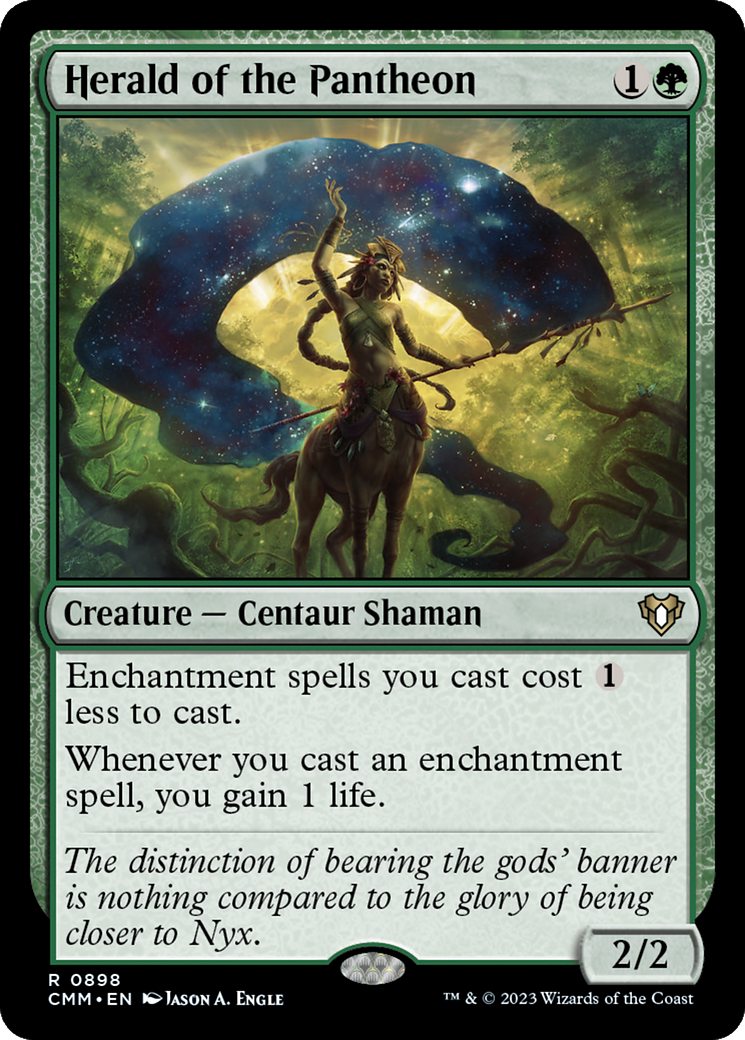Herald of the Pantheon [Commander Masters] | Exor Games Bridgewater