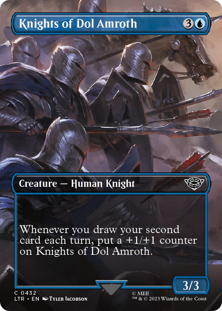 Knights of Dol Amroth (Borderless Alternate Art) [The Lord of the Rings: Tales of Middle-Earth] | Exor Games Bridgewater