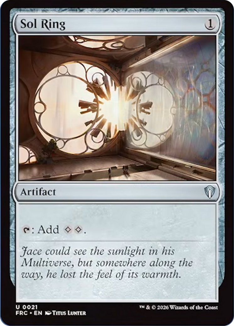 Sol Ring [Reality Fracture Commander] | Exor Games Bridgewater