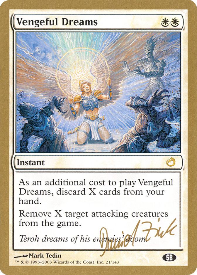 Vengeful Dreams (Daniel Zink) (SB) [World Championship Decks 2003] | Exor Games Bridgewater