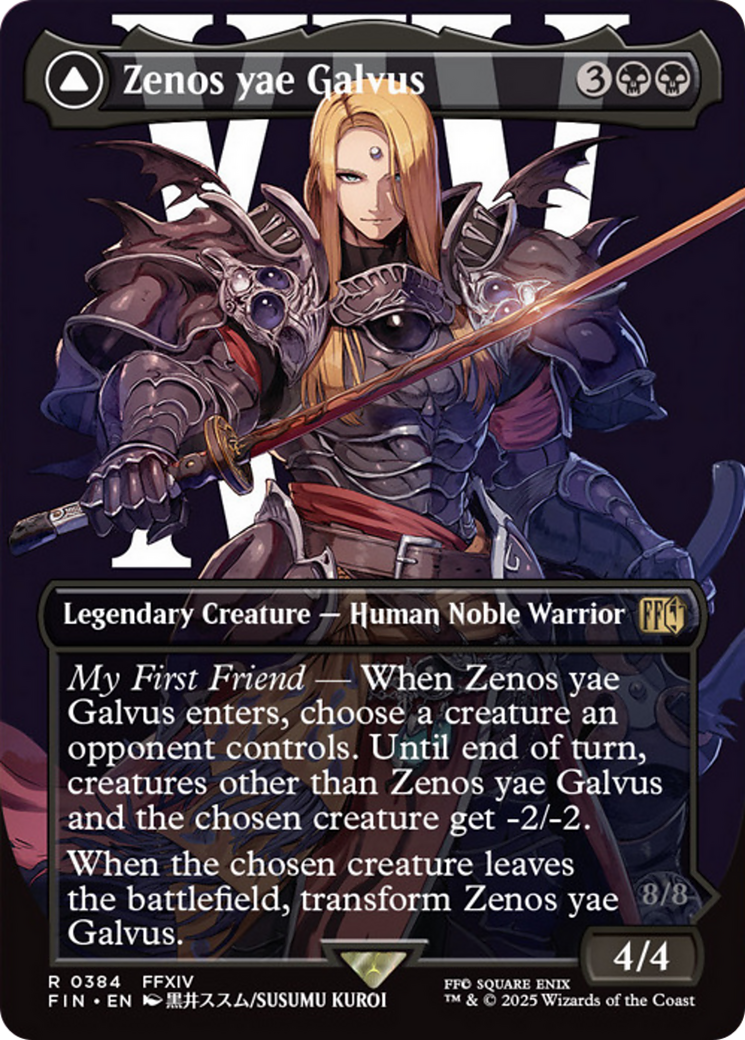 Zenos yae Galvus // Shinryu, Transcendent Rival (Borderless) [FINAL FANTASY] | Exor Games Bridgewater