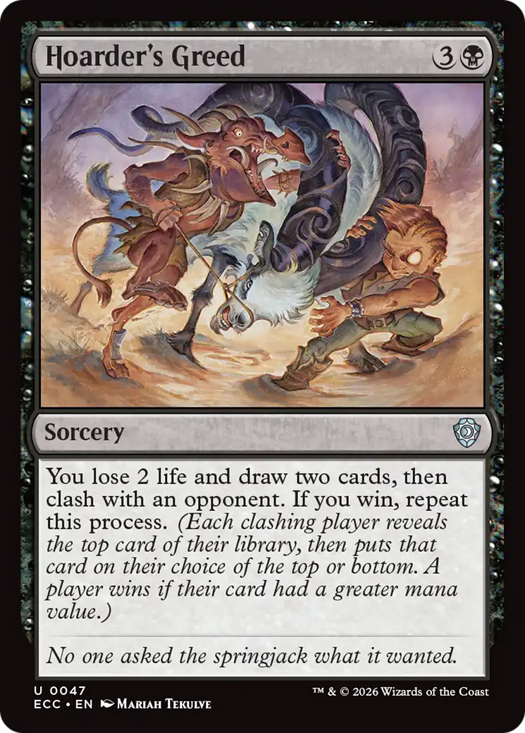 Hoarder's Greed [Lorwyn Eclipsed Commander] | Exor Games Bridgewater
